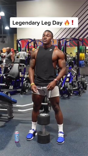 1.4M views · 21K reactions | Legendary Leg Day  @gymshark @bangenergy #fitness #foryou #fyp #legs #legday #squats #dumbbell #dumbbellworkout #gym #shred #gymtok | DeAndre Thomas | Facebook