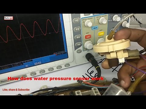 Fully automatic washing machine's water pressure sensor testing and work tips