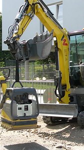 19K views · 109 reactions | Our excavators are real powerhouses. Not only do they excavate and backfill, they can also transport one of our DPU plates from A to B. | Wacker Neuson | Facebook