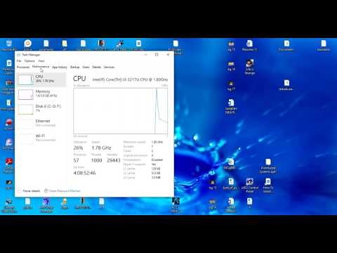 How to Find CPU Speed, Processes and threads in CPU