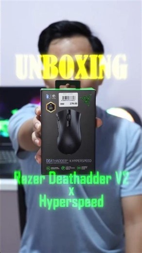 Unboxing Razer Deathadder V2 x Hyperspeed 2026 #razer #deathaderv2