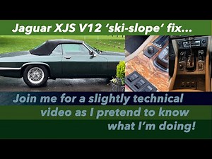 Jaguar XJS centre console is a mess, also known as the Ski slope, here's how I repaired it.