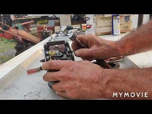 54 Gravely. How I set the ignition timing, and remove and clean point Part 2.