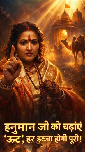 हनुमान जी को चढ़ाएं 'ऊंट', हर इच्छा होगी पूरी! #astro #astrology #astrologer #dryrakhi #facts #shorts