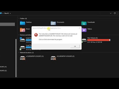 How to fix SystemSettingsBrocker.exe Application error on Windows 11