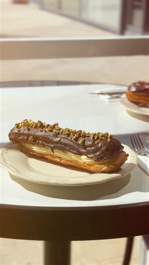 Éclair in bageli manyak