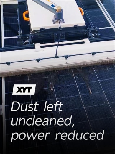 dust build up on p, v panels gradually reduces power generation, professional cleaning equipment cuts, labor costs and stabilizes efficiency. even heavy dusters removed in one go has all free and effortless, keeping power stations in optimal condition. leave a message for the robot quotation. #Solarpanelcleaningequipment #Solarpanelcleaningtools #Solarpanelcleaningmachine #Solarpanelcleaningrobot #solarpanelcleaning