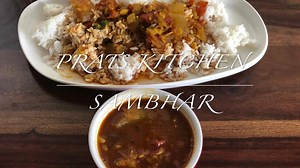 Sambhar recipe varies from home to home but today the recipe I am going to share with you is always a winner. So lets get tarted Ingredients: Oil-1 tsp Chana daal- 1 TBSP Toor daal- 1 TSP Urad daal- - 1 TBSP Fenugreek seeds- 1 tsp Coriander seeds- 1 tbsp Red chilli-7-8 Asafeotida-1/4 tsp Cinnamon stick-1 small stick Curry leaves- 8-10 Toor daal-1/4 cup Bottle gourd-1/2 cup Onion-1/2 cup Eggplant -1/2 cup Tomato-1 cup Turmeric powder-1/2 tsp Salt- to taste Sambhar powder-1 tbsp Method:- 1- In a p