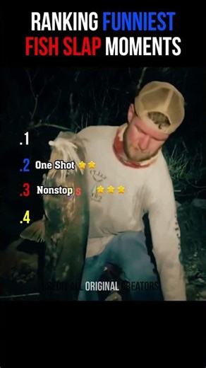 😂 Funniest Fish Slap Moments Ranked! 🐟 #shorts