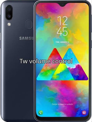 Samsung Galaxy M20 ui - Tw volume control