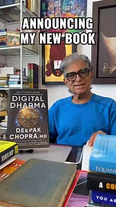I'm pleased to announce the release date for my new book, Digital Dharma - How AI Can Elevate Spiritual Intelligence and Personal Well-Being, which is December 3rd, and now available for pre-order at https://bit.ly/DeepakDigitalDharma #digitaldharma #newbook #releasedate #AI #wellbeing #spiritualgrowth #spirituality #personalcoach | Deepak Chopra