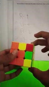 how to 3 by 3 Rubik's cube solve 😱# shorts # viral # shorts video