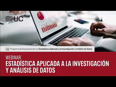 Webinar I Estadística aplicada a la investigación y análisis de datos