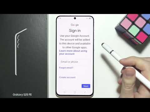 Samsung S25 FE: How to Add Another Google Account