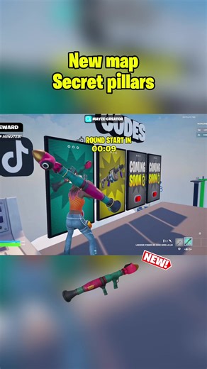 Venez nombreux pour tester cette nouvelle map avec plein de secrets et bientôt un événement 🤫🆕🔥#fortnite#xp#mapcreatif#secret#new#trend