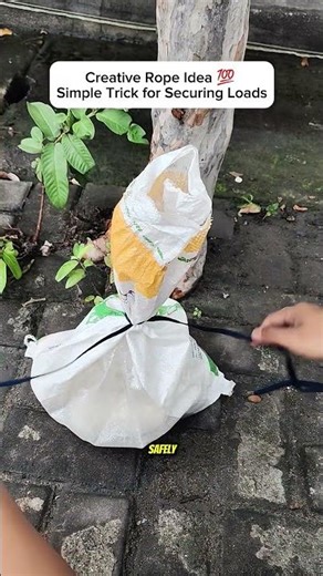 Creative Rope Idea 💯 | Simple Trick for Securing Loads