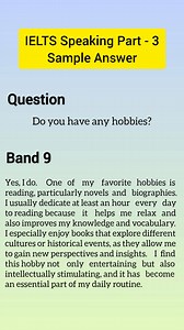 156K views · 2K reactions | IELTS Speaking Part 1 Sample Answer #ielts #IELTS2025 #ielts #IELTSReading #ieltslistening #ieltswriting #ieltsspeaking #ieltschallenge #ieltspreparation #uk #usa #australia #canada #abroadlife #studyabroad #studyinuk #studytips #study #viralreelschallenge #english | IELTS Guide | Facebook