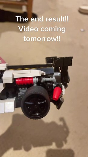 Lego Lamborghini Countach Rear Delete and Engine Exposed Build