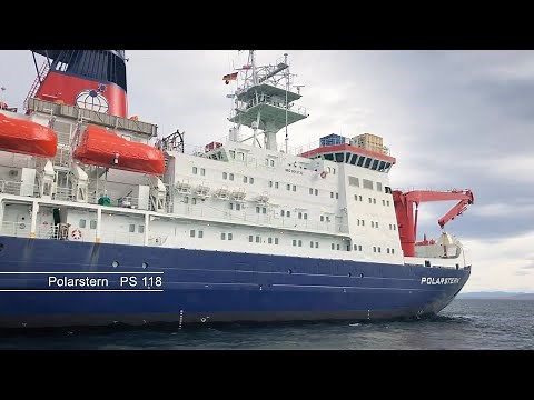 Forschungsschiff Polarstern auf Antarktis-Expedition