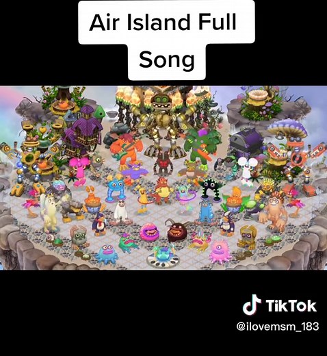 Air Island Full Song!#mysingingmonster #msm #airisland #airislandfullsong #airislandmsm