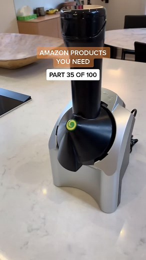 Frozen fruit to ice cream in seconds! 🍌🍦 #yonanas #amazonfinds #amazon #badger #healthy #food #health #foodie #fitness