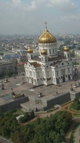 Moscow's History Awakens: Drone Journey Above the Kremlin.