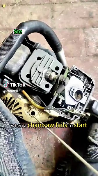 Do you know the step to check why chainsaw fail to start?