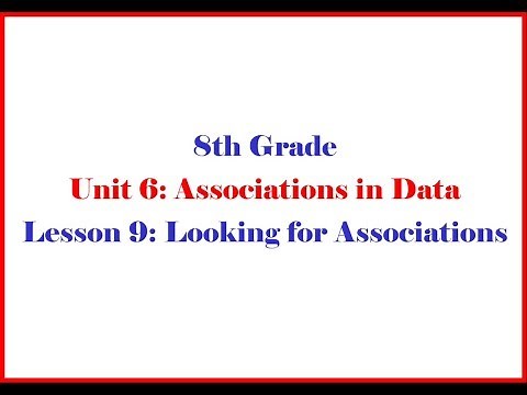 8 6 9 Mathematics Grade 8 Unit 6 Lesson 9 Morgan