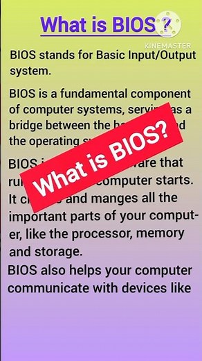 What is BIOS in computer||Explain BIOS|| #computerknowledge #computer