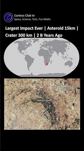 Largest Impact Ever | Asteroid 15km | Crater 300 km | 2 B Years Ago
