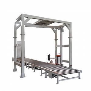 [Hot Item] New Design Customized Integrated Bottom Roller and Lifter Rotary Arm Wrap Film Packaging Machine