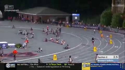 2026 SEC Outdoor | Women's 4 x 400m Relay1) 3:20.04 Arkansas [No. 2 UA, Collegiate, 2026 WL]2) 3:22.54 Georgia3) 3:22.73 Tennessee4) 3:25.09 South CarolinaArkansas breaks SEC meet record 3:21.93 by Kentucky 2022RazorbacksSanaria ButlerAnalisse BatistaKaylyn BrownSanu Jallow-Lockhart