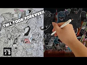 I’m going to colour every Godzilla from (1954-2024) | [GODZILLA’S BIRTHDAY SPECIAL]