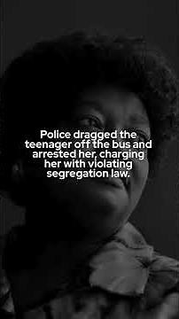 Claudette Colvin, the Girl Who Refused to Move