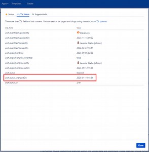 Automation for a Confluence page status check if the status hasn't changed after a time period