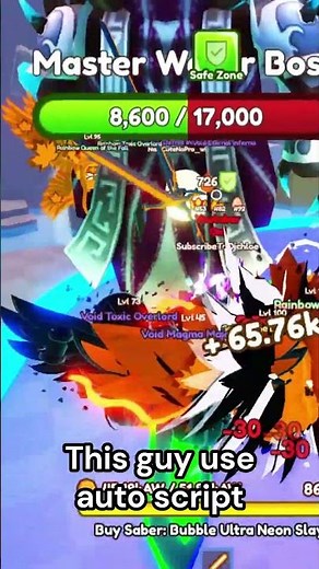 auto script in game (Clans competition)[👻] Saber Simulator