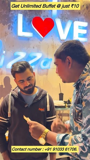 Anshu Gupta on Instagram: "Get all unlimited items @ just ₹ 10 Location : Pizza burst Shalamar road Jammu Buy one get one 1 free every Monday and Wednesday till 25 December Like share comment Follow for more Follow : @foodie_anshu_ Tag your foodie partner PIZZA BURST - FULLY LOADED UNLIMITED MEAL! What You Get: • 1 Type of Soup • 6 Types of Hot Starters • 20 Types of Cold Salads • Unlimited Pani Puri & Manchis Platter • 2 Types of Popcorns • 1 Type of Sandwich • 1 Type of Garlic Bread • 4 Types 