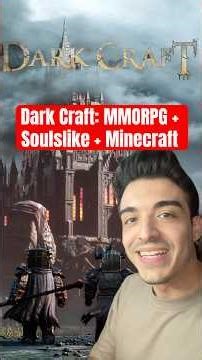 Dark Craft: The first Soulslike MMORPG with a Minecraft style #videogames