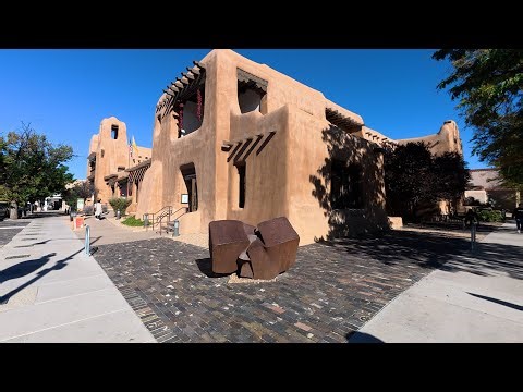 Santa Fe downtown New Mexico USA
