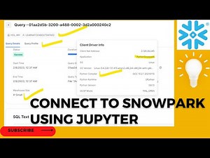 CONNECT TO SNOWPARK USING JUPYTER|SNOWPARK |SNOWFLAKE