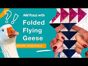 🦢 How Do I Make A Folded Flying Geese Block? Easy Step-by-Step Tutorial