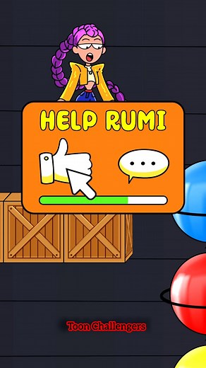 947K views · 37K reactions | POP goes the challenge !  Who knew balloons could be so dangerous ? Kpop Demon Hunters | Toon Challengers | Facebook