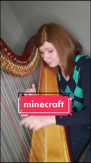 Beautiful Minecraft Harp Cover by @godloveszaylee