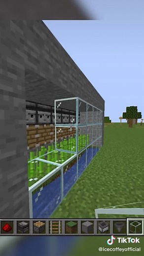 Automated Sugarcane Farm Tutorial in Minecraft
