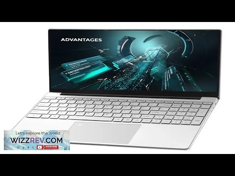 15.6 inch Silver Laptop with N5095 CPU Full HD 1920x1080 IPS Display