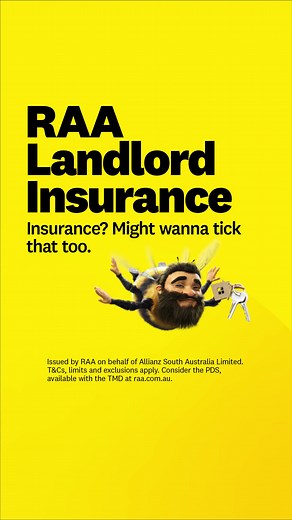 Property manager picking your insurance? They don't have to. Switch to RAA Landlord Insurance today. | RAA