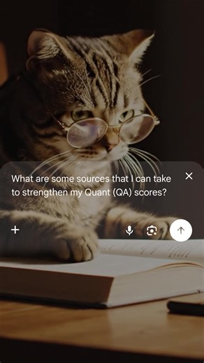 64K views · 582 reactions | CAT prep that doesn't make you paw-se in panic! AI Mode on Google Search helps you purr-fectly plan & cut through the confusion. #SearchLikeNeverBefore | Google | Facebook