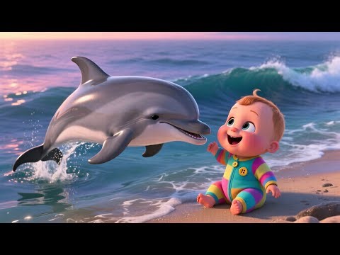Dolphin Splash In The Ocean 🐬🌊 | Fun Learning Adventure for Kids | Preschool Educational Video