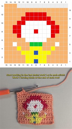 Crochet a Memory Game: Pair 8: Clown #crochet #memorygame #crochetforkids #boardgame
