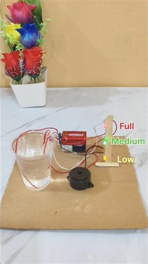 Water Level Indicator 🟡🟢🔴 Low Medium Full | Easy Project